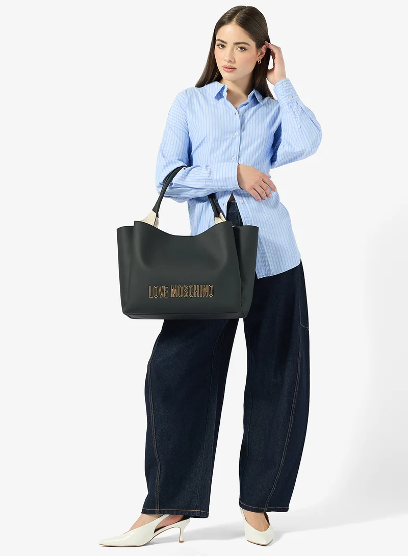 Love Moschino  Bold Love GRS PU Shopper Tote for Women | Best Price UAE